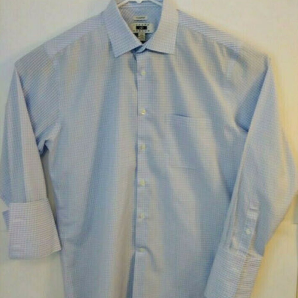 Joseph Abboud Mens Sz L No Wrinkles Dress Shirt